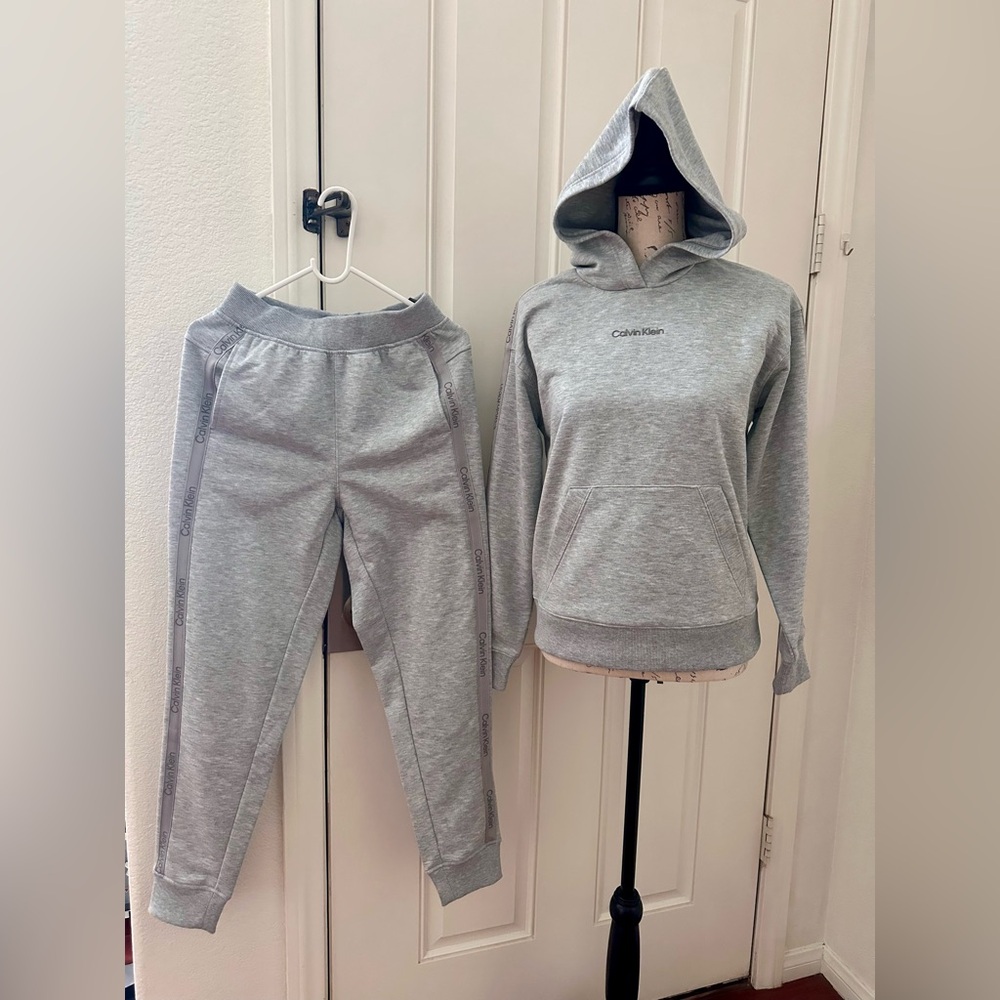 Calvin Klein Jogger Pants and Hoodie Sweatshirt
